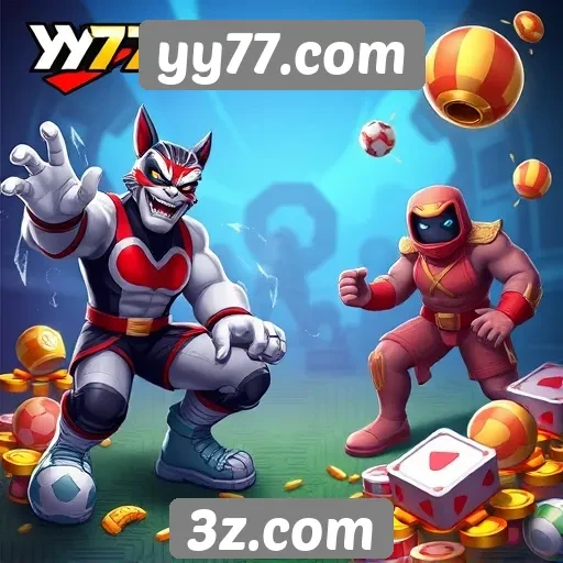 Demonstração de jogos disponíveis em yy77.com