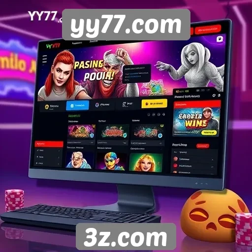 Exploração da interface do usuário no site yy77.com