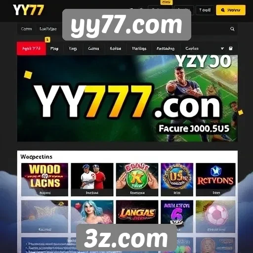 Análise da popularidade do site yy77.com entre jogadores